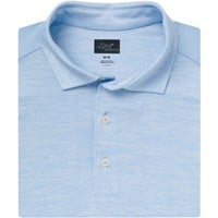 Greg Norman Mens Island Circuit Golf Polo, Blue