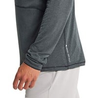 Municipal Mens Sportcross 1/4 Zip Golf Pullover, Black