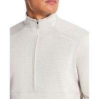 Municipal Mens Sportcross 1/4 Zip Golf Pullover, Silver