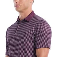 Callaway Mens Fly Birdie Print Golf Polo, Purple