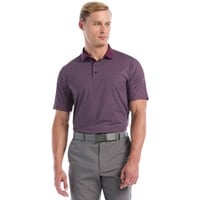 Callaway Mens Fly Birdie Print Golf Polo, Purple