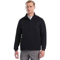 Callaway Mens Chev Texture 1/4 Zip Golf Pullover, Black