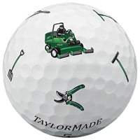 TaylorMade 2026 Season Opener TP5 Golf Ball, White/Green