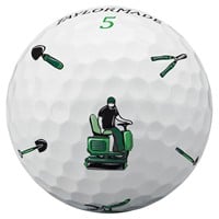 TaylorMade 2026 Season Opener TP5x Golf Ball, White/Green