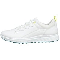 ECCO Womens S-Casual Sport Golf Shoes, White/Light Green