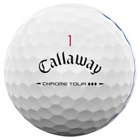 Callaway 2026 Chrome Tour Triple Diamond Triple Track Golf Ball, White