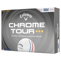 Callaway 2026 Chrome Tour Triple Diamond Triple Track Golf Ball, White