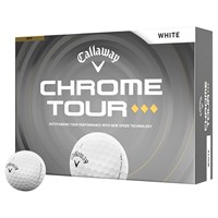 Callaway 2026 Chrome Tour Triple Diamond Personalized White Golf Balls, White