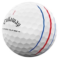 Callaway 2026 Chrome Tour TD Triple Track Personalized White Golf Balls, White