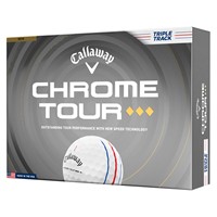 Callaway 2026 Chrome Tour TD Triple Track Personalized White Golf Balls, White