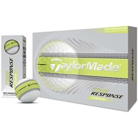 TaylorMade 2026 Tour Response Stripe Golf Ball, White/Yellow