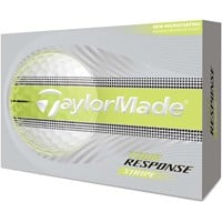 TaylorMade 2026 Tour Response Stripe Golf Ball, White/Yellow