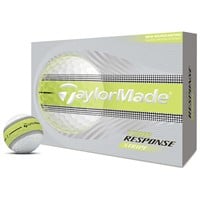 TaylorMade 2026 Tour Response Stripe Golf Ball, White/Yellow