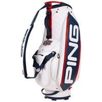 PING Tour Red White and Golf Staff Bag, Red/White/Blue