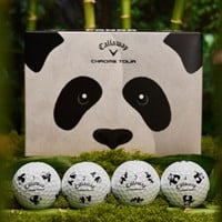 Callaway Chrome Tour Panda L.E. Golf Balls, White