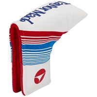 TaylorMade 2026 PGA Championship LE Blade Putter Headcover, White/Red/Blue