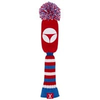 TaylorMade 2026 PGA Championship LE Rescue Headcover, Red/Blue