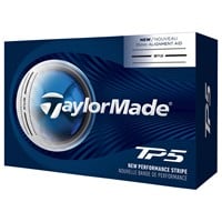 TaylorMade 2026 TP5 Performance Stripe 6-Ball Pack Golf Balls, White
