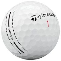 TaylorMade 2026 TP5x Performance Stripe 6-Ball Pack Golf Balls, White