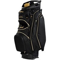 Sun Mountain 2026 C-130 Golf Cart Bag, Black/Gold