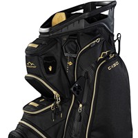 Sun Mountain 2026 C-130 Golf Cart Bag, Black/Gold