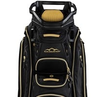 Sun Mountain 2026 C-130 Golf Cart Bag, Black/Gold