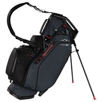 Sun Mountain 2026 C-130 Hybrid VLO Golf Stand Bag, Black/Red