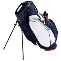 Sun Mountain 2026 C-130 Hybrid VLO Golf Stand Bag, White/Red/Blue