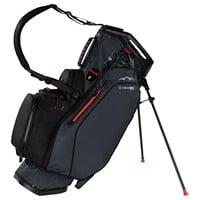 Sun Mountain 2026 C-130 Hybrid VLO Golf Stand Bag, Black/Red