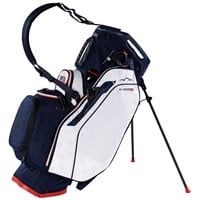 Sun Mountain 2026 C-130 Hybrid VLO Golf Stand Bag, White/Red/Blue