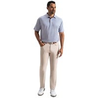 FootJoy Men's Heather Stripe Pique Golf Polo, Blue