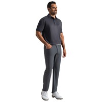 FootJoy Men's Tee Time Lisle Golf Polo, Black