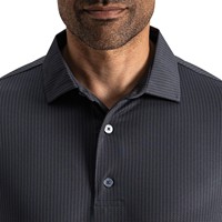 FootJoy Men's Tee Time Lisle Golf Polo, Black