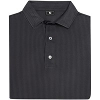 FootJoy Men's Tee Time Lisle Golf Polo, Black
