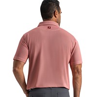 FootJoy Men's Tee Time Lisle Golf Polo, Cardinal