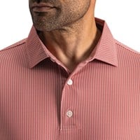 FootJoy Men's Tee Time Lisle Golf Polo, Cardinal