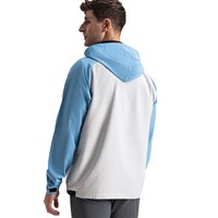 FootJoy Men's Zephyr Wind Golf Hoodie, Blue/Grey
