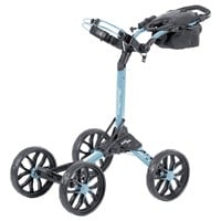 Bag Boy 2026 Quad Pro Golf Push Cart, Light Blue/White