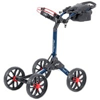 Bag Boy 2026 Quad Pro Golf Push Cart, Navy/Red