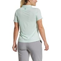 FootJoy Women's Speckle Print Golf Shirt, Light Green