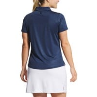 FootJoy Women's Speckle Print Golf Shirt, Navy
