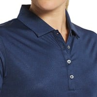 FootJoy Women's Speckle Print Golf Shirt, Navy