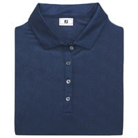 FootJoy Women's Speckle Print Golf Shirt, Navy