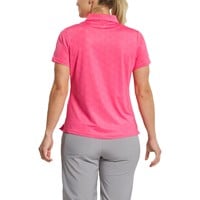 FootJoy Women's Speckle Print Golf Shirt, Pink