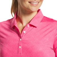 FootJoy Women's Speckle Print Golf Shirt, Pink