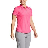 FootJoy Women's Speckle Print Golf Shirt, Pink