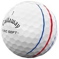 Callaway 2025 ERC Soft Triple Track Personalized/Logo White Golf Ball, White