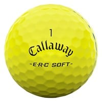 Callaway 2025 ERC Soft Triple Track Personalized/Logo Yellow Golf Ball, Yellow