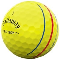 Callaway 2025 ERC Soft Triple Track Personalized/Logo Yellow Golf Ball, Yellow