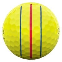 Callaway 2025 ERC Soft Triple Track Personalized/Logo Yellow Golf Ball, Yellow